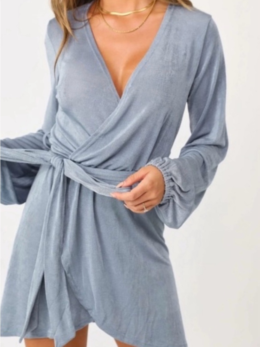 Kittenish Wrap Dress